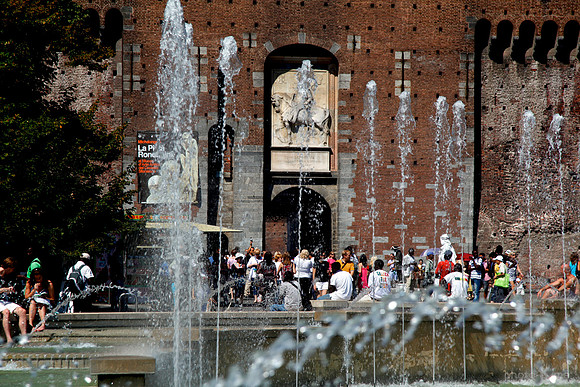 Castello Sforzesco main entrance